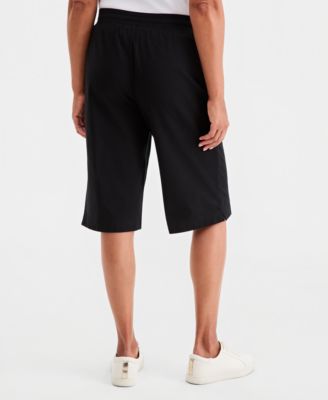 Women's Mid Rise Sweatpant Bermuda Shorts