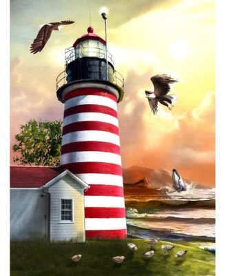 West Quoddy Lighthouse 1000 piece Jigsaw Puzzle for Adults
