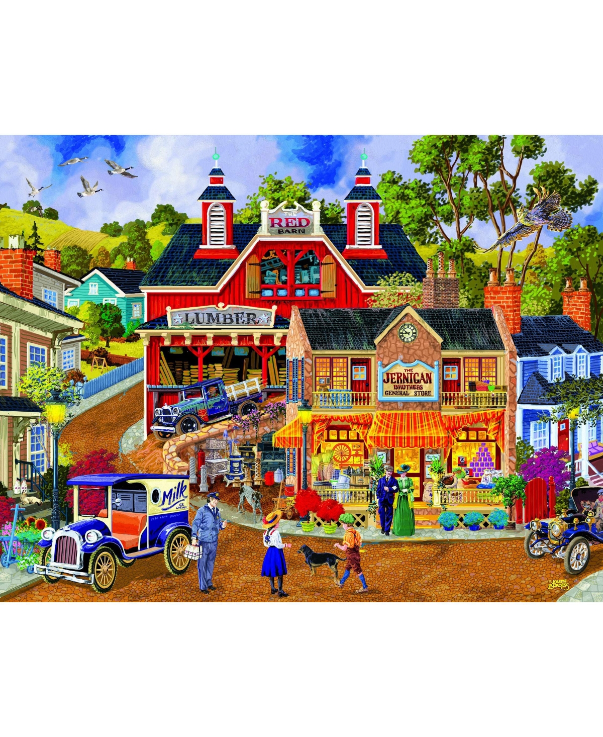 SunsOut Jerrigan Bros General Store 1000 piece Jigsaw Puzzle for Adults Large Pieces