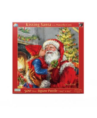 Kissing Santa 500 piece Jigsaw Puzzle for Adults Christmas