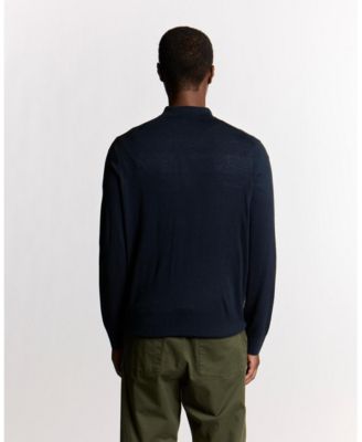 Men's Long Sleeve Cable Knitted Shirt