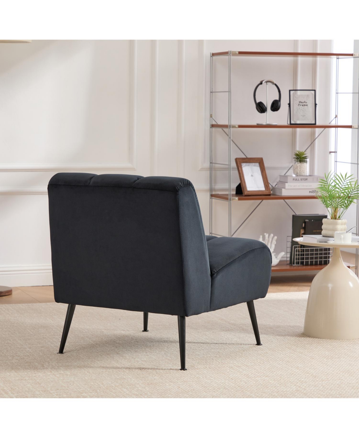Streamdale Furniture Modern Velvet Accent Chair