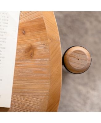 Rustic Round Coffee Table