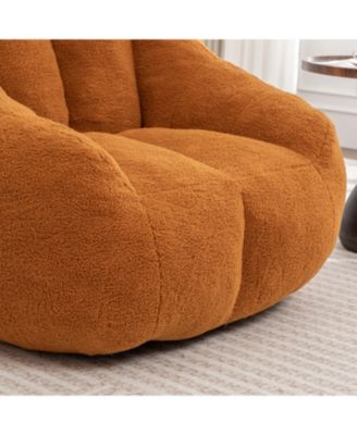 Tufted Bean Bag Chair with Memory Foam