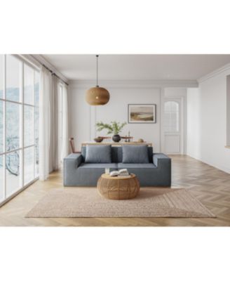 Belfin Modular Sectional Sofa Bed - Chenille Fabric Gary