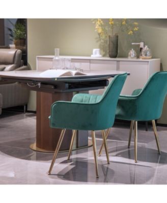 Streamdale Velvet Dining Chairs (Set of 2)