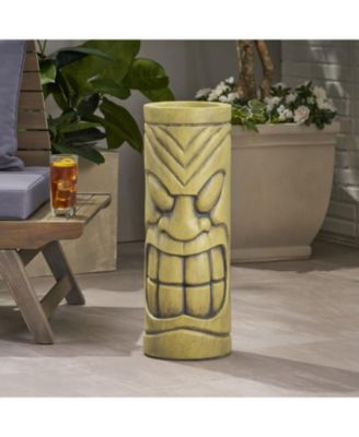 Antique Green Face Pot Planter