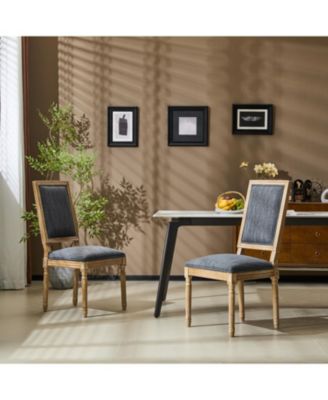 French Country Cane Back Dining Chairs Set