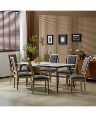 French Country Cane Back Dining Chairs Set