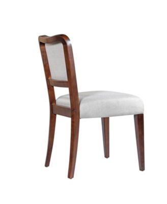 Walnut Upholstered Dining Chairs (Set of 2)