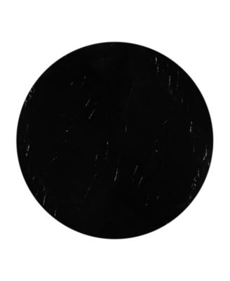 43" Faux Marble Round Dining Table - Mid-Century Modern