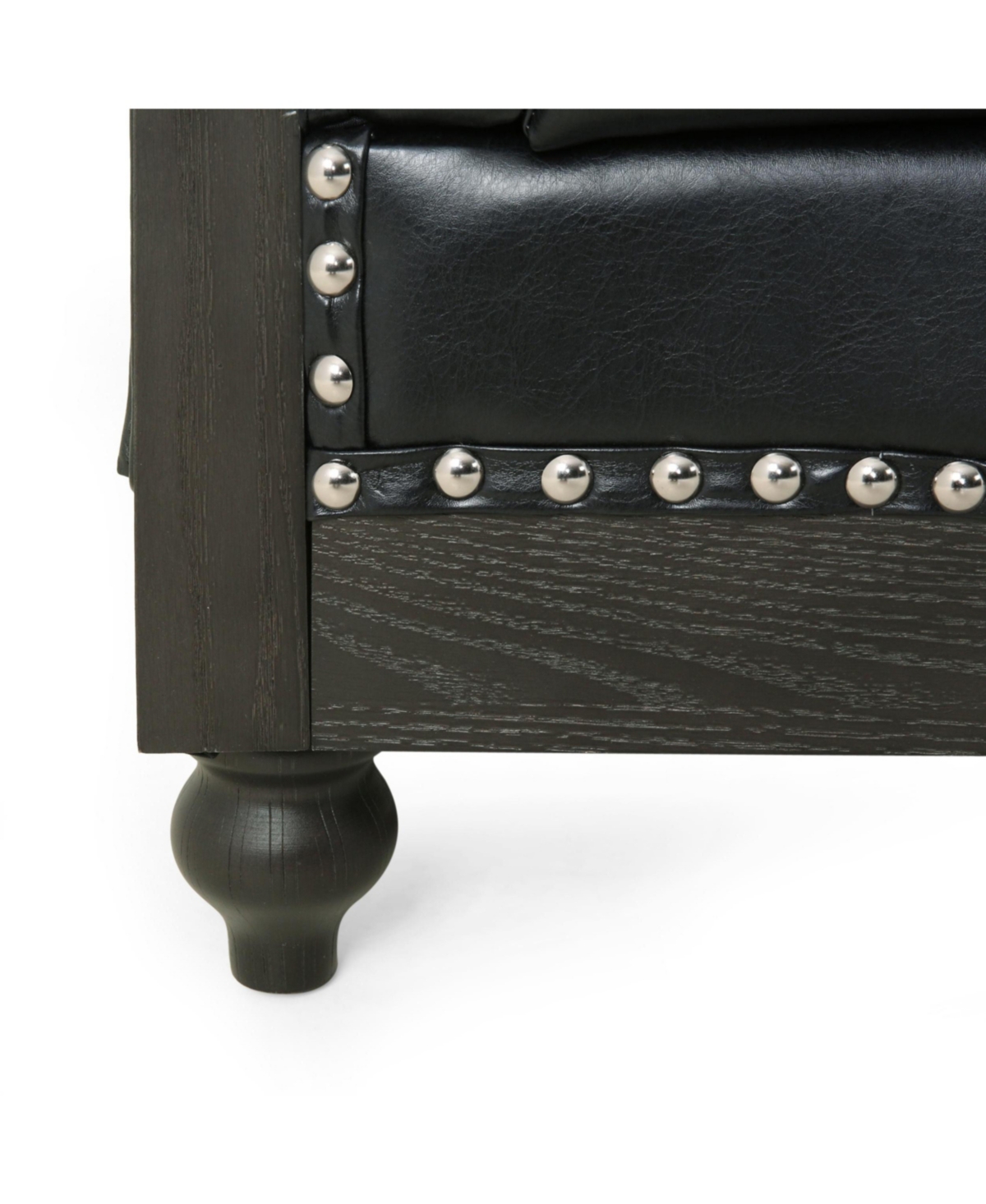 Streamdale Furniture Comfy 3-Seat Sofa with Wooden Legs, Retro Style for Living Room and Study