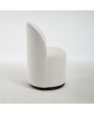 Upholstered Swivel Barrel Dining/Accent Chair
