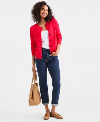 Women's Textured Cardigan Sweater