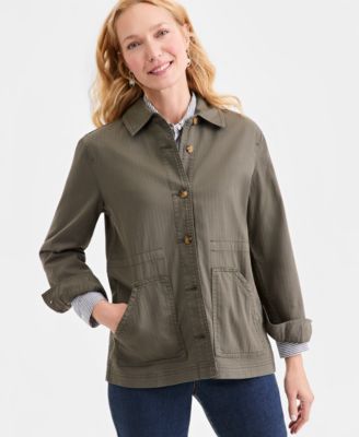 Women's Collared Utility Jacket