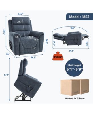 Power Lift Recliner w/ Massage & Heat