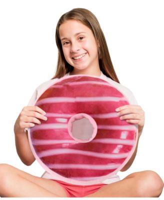 Reversible Photoreal Donut Decorative Pillow, 16" Round
