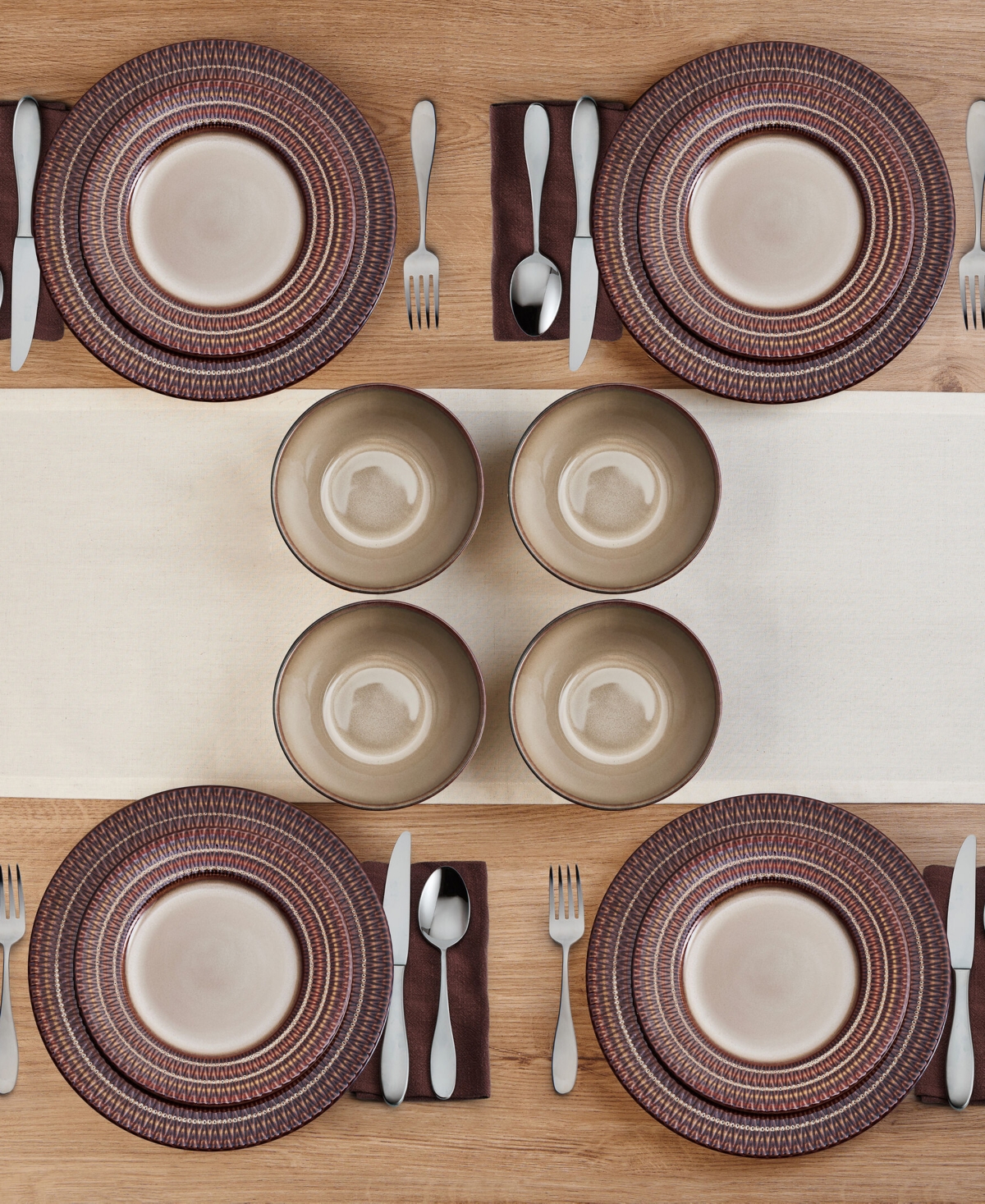 Pfaltzgraff Skylar 12-Pc Dinnerware Set, Service for 4