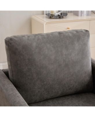 30.7" Swivel Accent Chair - PU