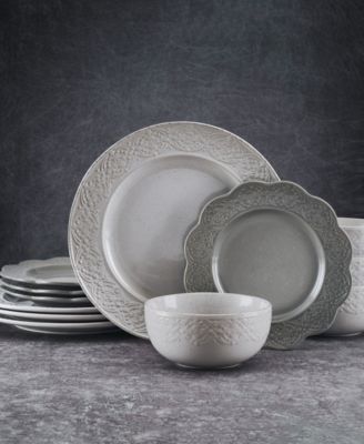 Gia 12 Pc. Dinnerware Set, Service for 4