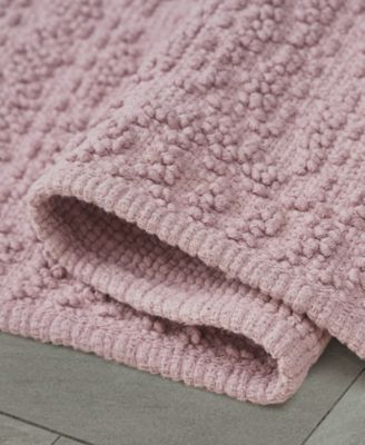 Nellore Fringe Cotton Bath Rug, 26" x 49"