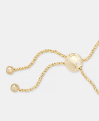 Pav&eacute; Fireball & Imitation Pearl Slider Bracelet