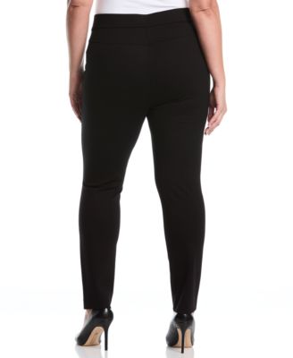 Plus Size Plus Size Ponte Slim Leg Pant