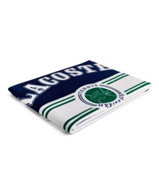 Single Badge Cotton Beach Towel, 36" x 72"