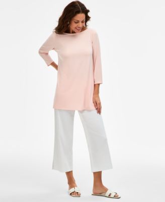 Women's Boat-Neck 3/4-Sleeve Top