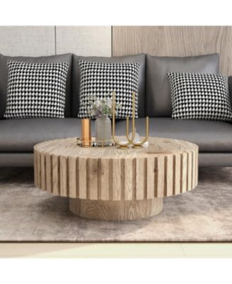 Modern Minimalist Circular Coffee Table