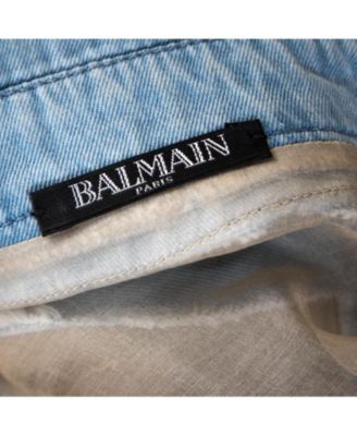 Women's Bicolor Sheer Silk Panelled Denim Trim Shirt Dress