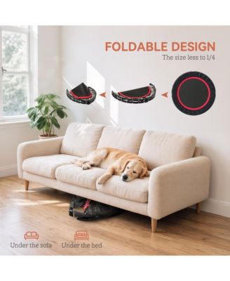 40" Foldable Mini Trampoline, Rebounder Trampoline for Adults