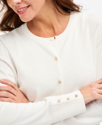 Women's Cropped Cardigan Sweater