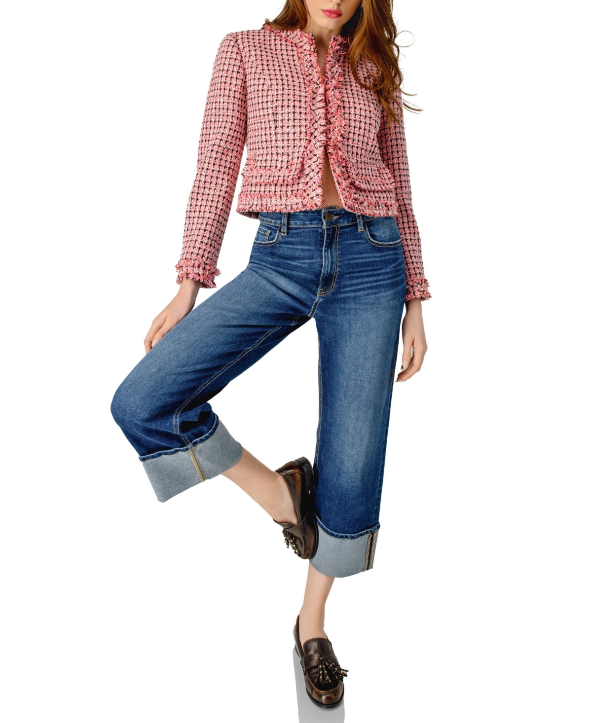 Ivonne Women's Classic Tweed Jacket