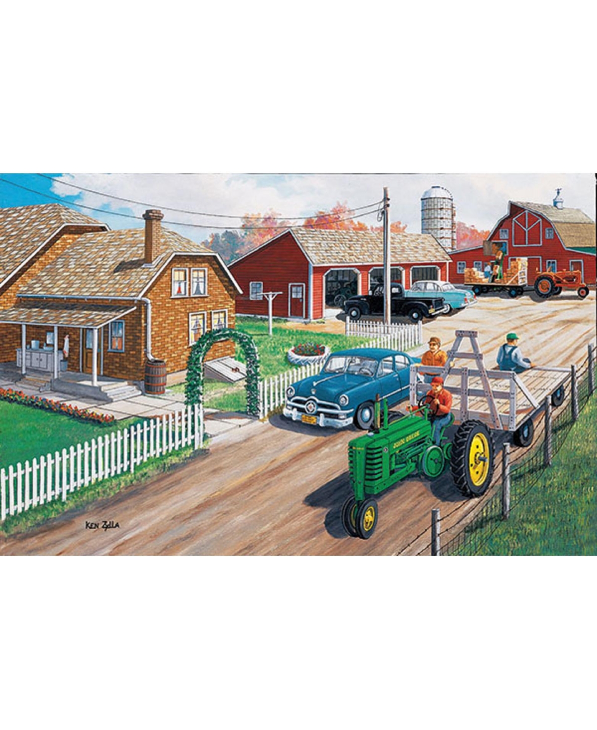 SunsOut Neighbors Helping Neighbors 1000 piece Jigsaw Puzzle for Adults