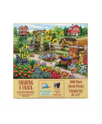 Sharing a Snack 1000 piece Jigsaw Puzzle for Adults
