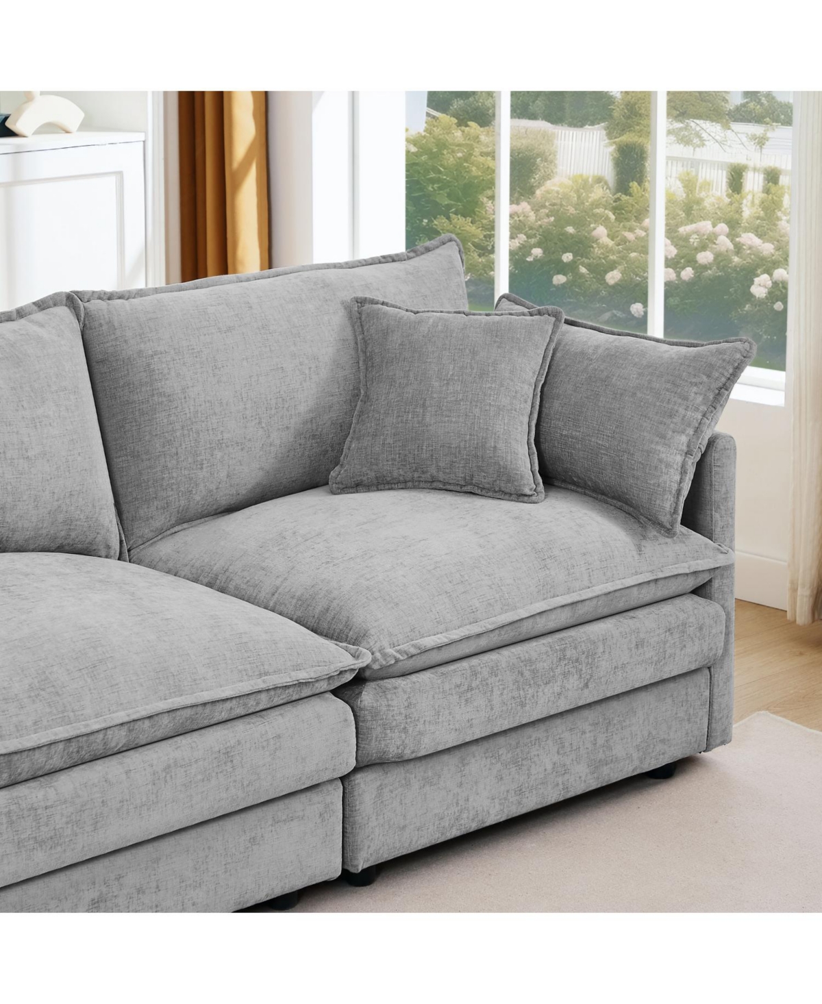 Streamdale Furniture Modular 105 Inch L Shaped Couch for Living Room