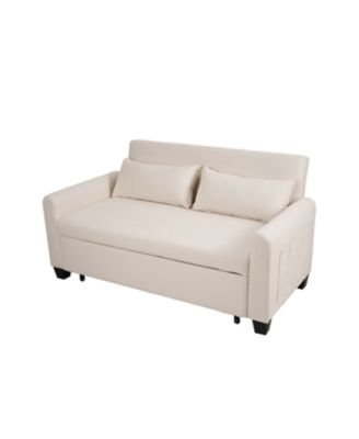 61" Fabric Sofa Bed - Storage, Adjustable, Indoor/Outdoor