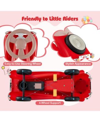 Toddler Ride On Sliding Car with Horn and LED Headlight