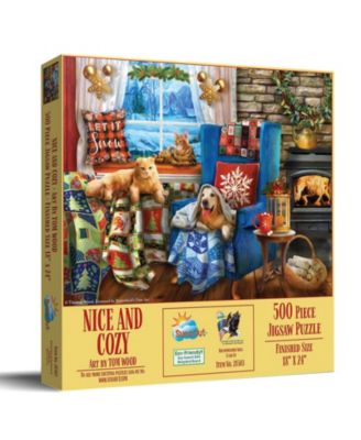 Nice and Cozy 500 piece Jigsaw Puzzle for Adults Christmas