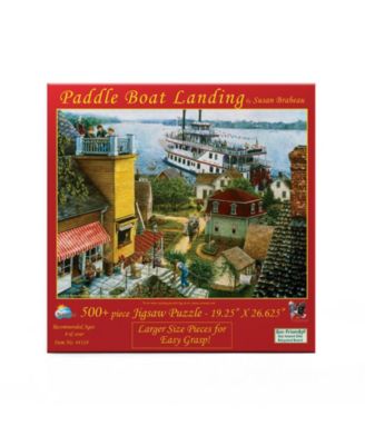 Paddle Boat Landing 500 piece Jigsaw Puzzle for Adults Large Pieces