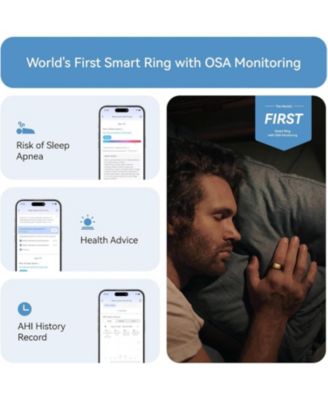 Gen 2 Smart Ring Size 9 Gold 0943 Fitness Trackers