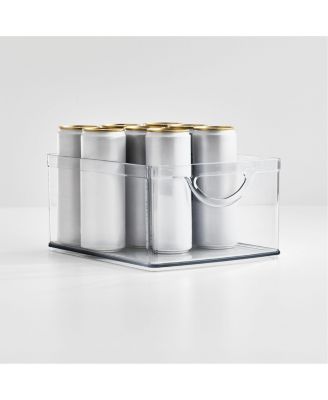 Set of 4 Stackable Pantry Storage Bin with Handles