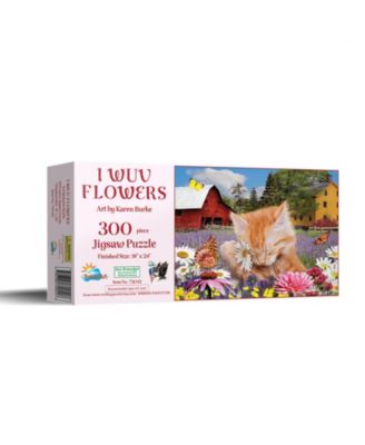 I Wuv Flowers 300 piece Jigsaw Puzzle for Adults