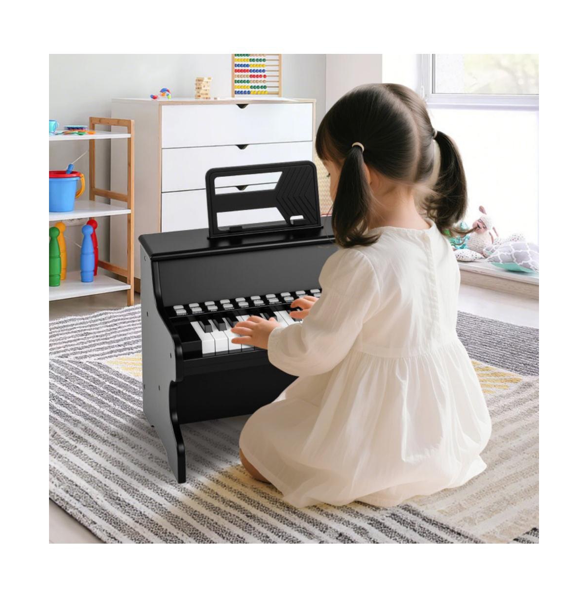 Hongge Kids Digital Piano Keyboard with Lighted Teaching Mode and Musical Play Features