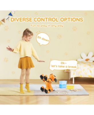 RC Robot Dog Toy with Voice Touch and Dance Modes