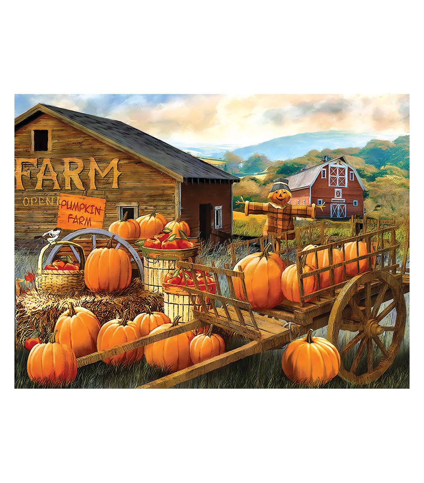 Детский пазл SunsOut Pumpkin Farm 1000 Piece Halloween Jigsaw Puzzle, от 15 лет — фото 3
