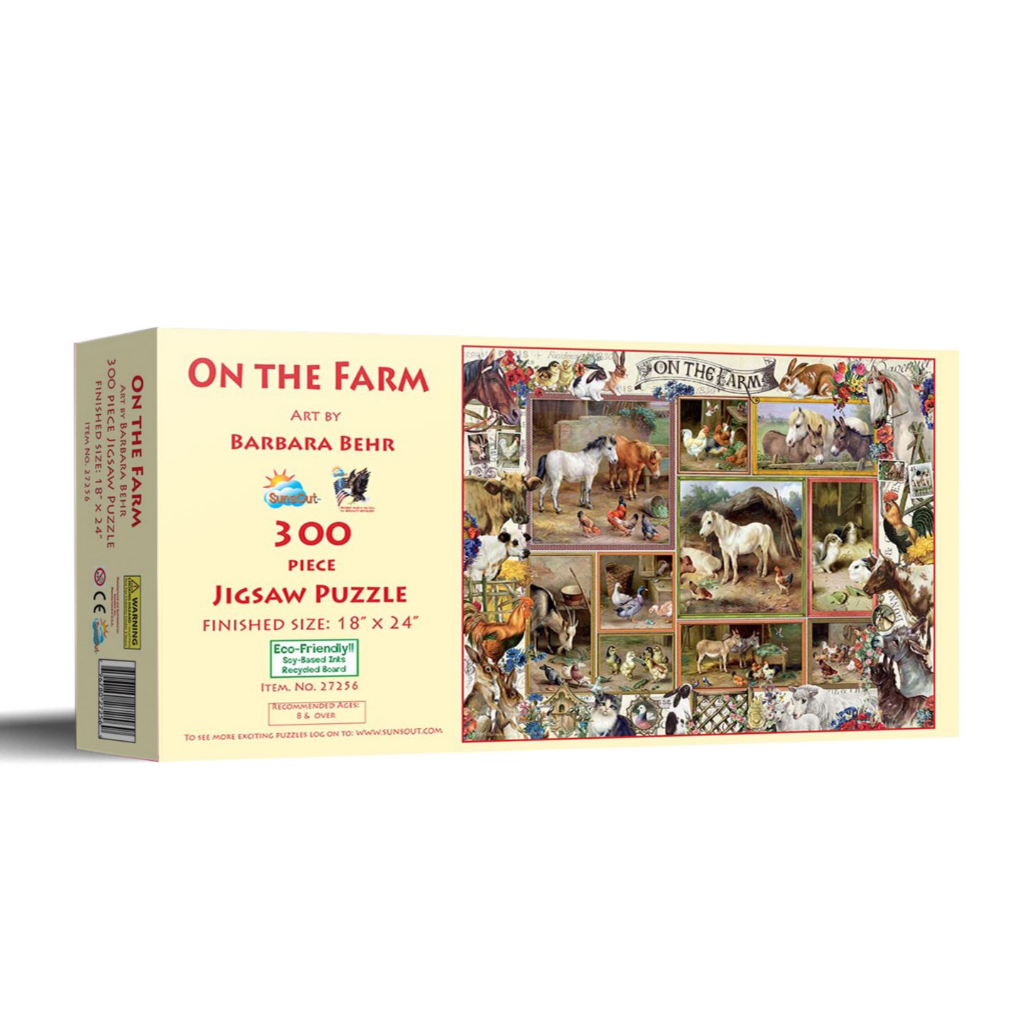 Пазл SunsOut On the Farm 300 piece Jigsaw Puzzle for Adults — фото 1