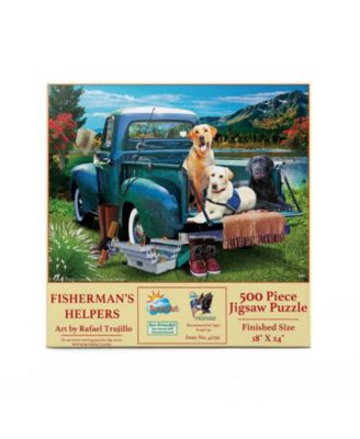 Fisherman's Helpers 500 piece Jigsaw Puzzle for Adults
