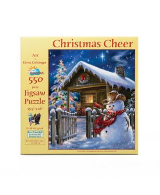 Christmas Cheer 550 piece Jigsaw Puzzle for Adults Christmas